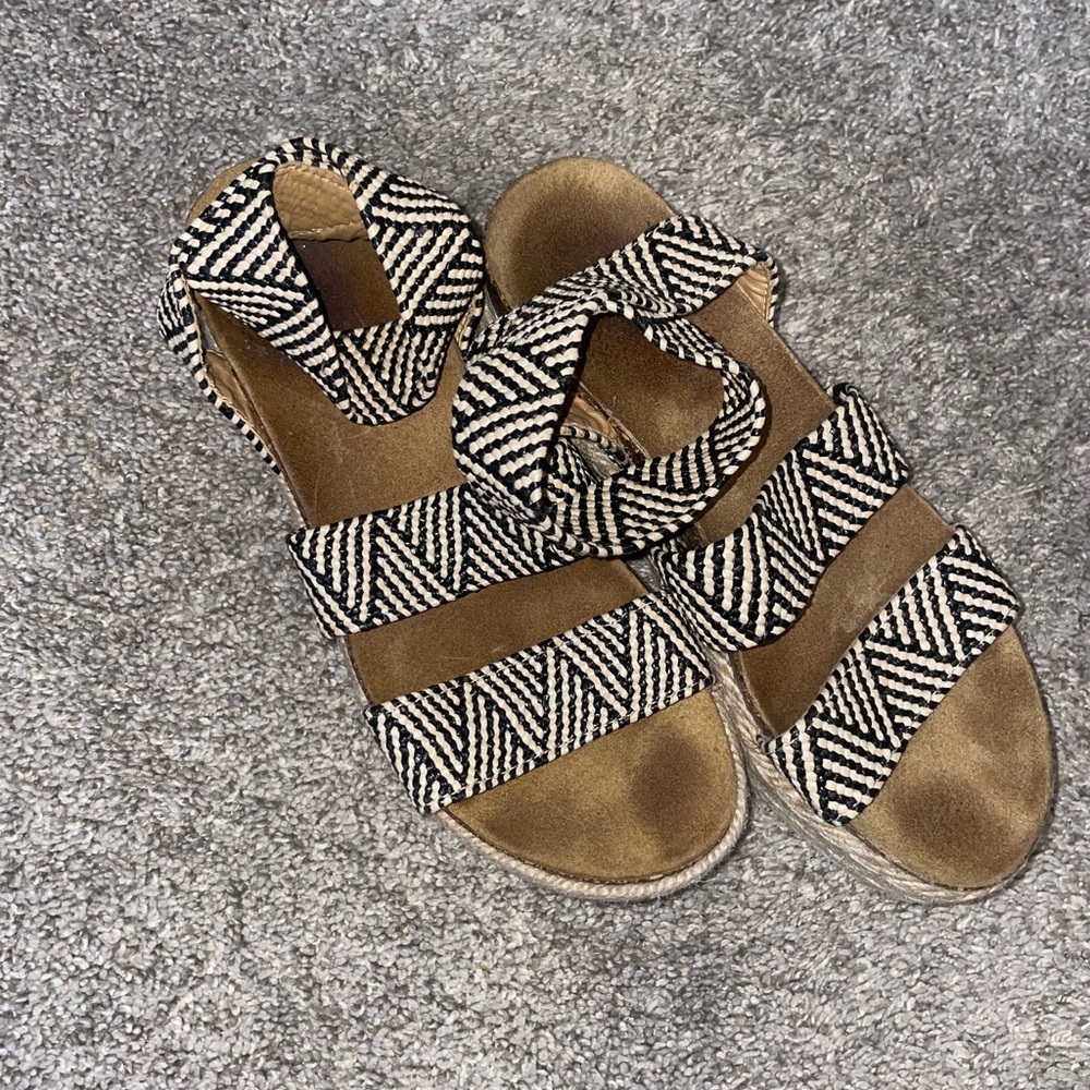 Boho platform sandals